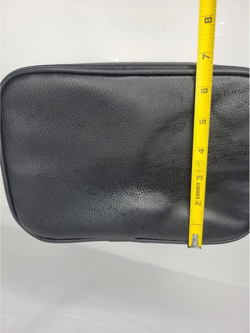 BEBE Travel Cosmetic Train Case Bag Zip Around  with Bow Black
